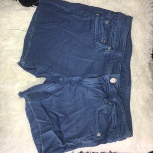 Blue jean shorts